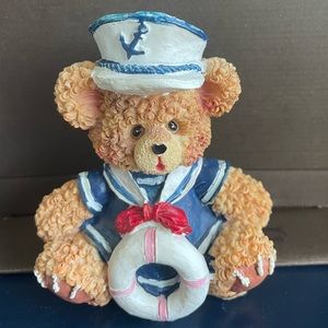 Vintage Sailor Teddy Figurine